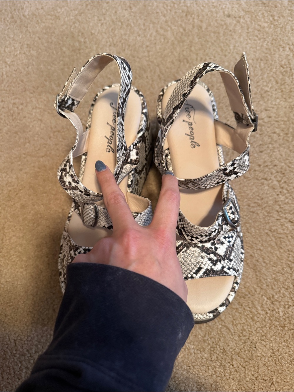 Free People Chelsea Platform Sandals - Picture 4 of 8